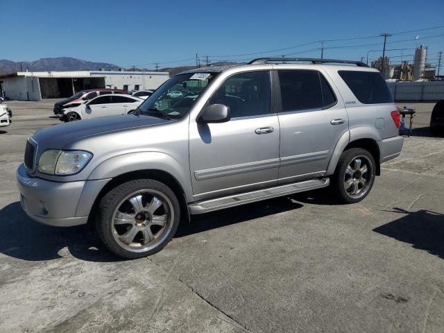 5TDZT38A41S028220 - 2001 TOYOTA SEQUOIA LIMITED SILVER photo 1