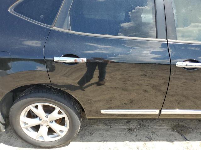 JN8AS5MV0BW670931 - 2011 NISSAN ROGUE S BLACK photo 11