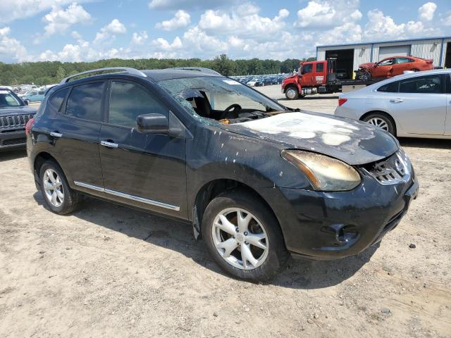 JN8AS5MV0BW670931 - 2011 NISSAN ROGUE S BLACK photo 4