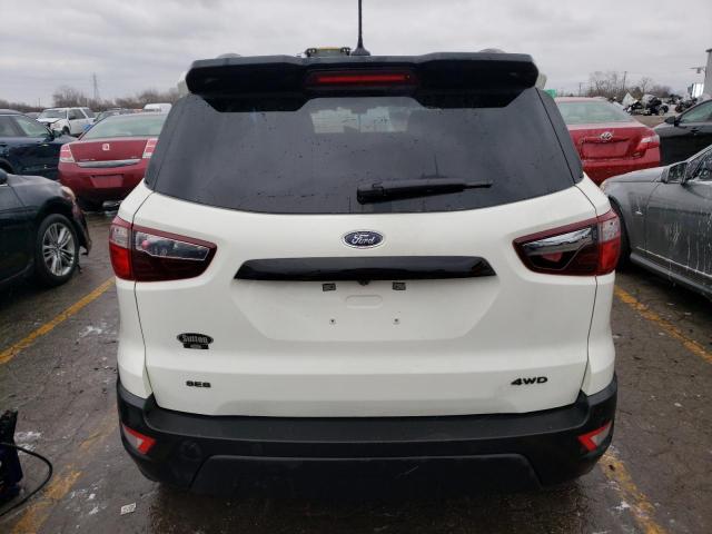 MAJ6S3JLXNC474239 - 2022 FORD ECOSPORT SES WHITE photo 6