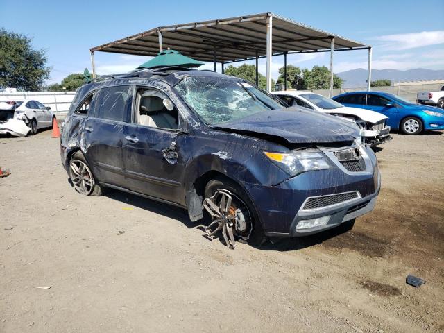 2HNYD2H66AH507486 - 2010 ACURA MDX TECHNOLOGY BLUE photo 4