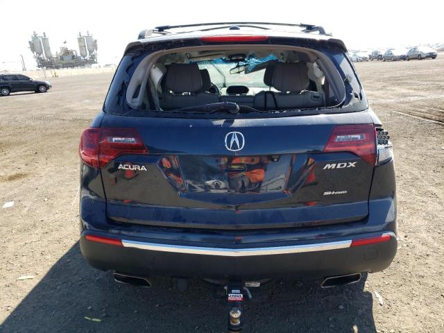 2HNYD2H66AH507486 - 2010 ACURA MDX TECHNOLOGY BLUE photo 6