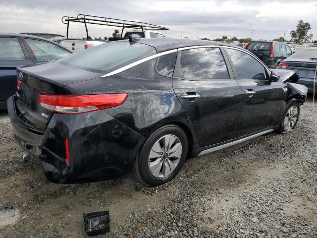 KNAGT4LE1H5011976 - 2017 KIA OPTIMA HYBRID BLACK photo 3