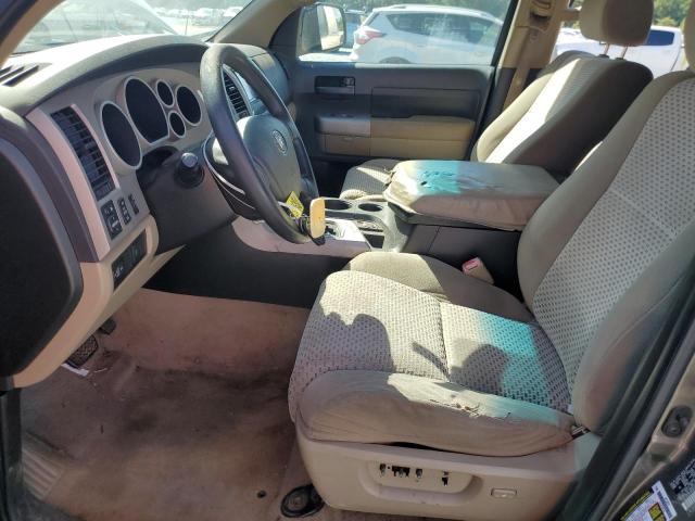 5TFRT541X7X015721 - 2007 TOYOTA TUNDRA DOUBLE CAB SR5 GRAY photo 7