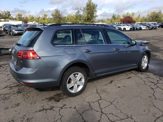 3VWCA7AUXFM512520 - 2015 VOLKSWAGEN GOLF SPORT TDI S GRAY photo 3