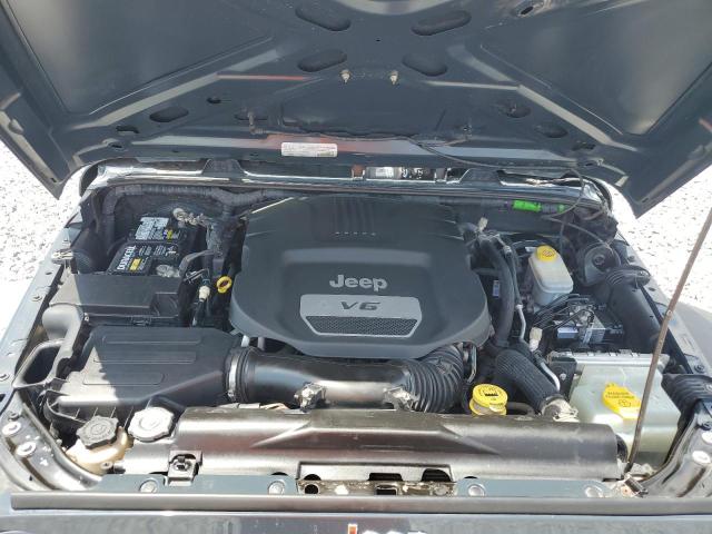 1C4BJWDG4HL678163 - 2017 JEEP WRANGLER U SPORT GRAY photo 11