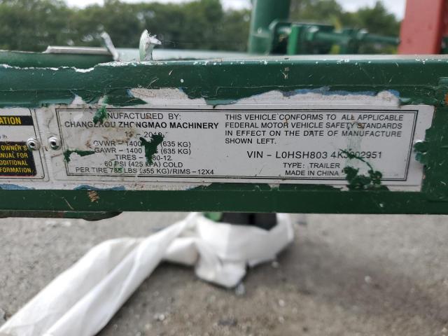 L0HSH8034KJ002951 - 2019 UTILITY TRAILER Qırmızı foto 10