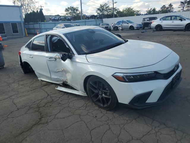 2HGFE2F56NH501411 - 2022 HONDA CIVIC SPORT WHITE photo 4