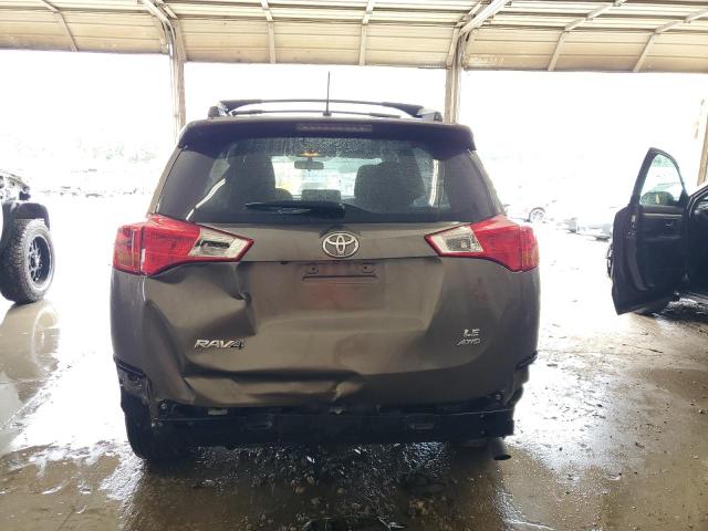 JTMBFREV7FD156019 - 2015 TOYOTA RAV4 LE BROWN photo 6