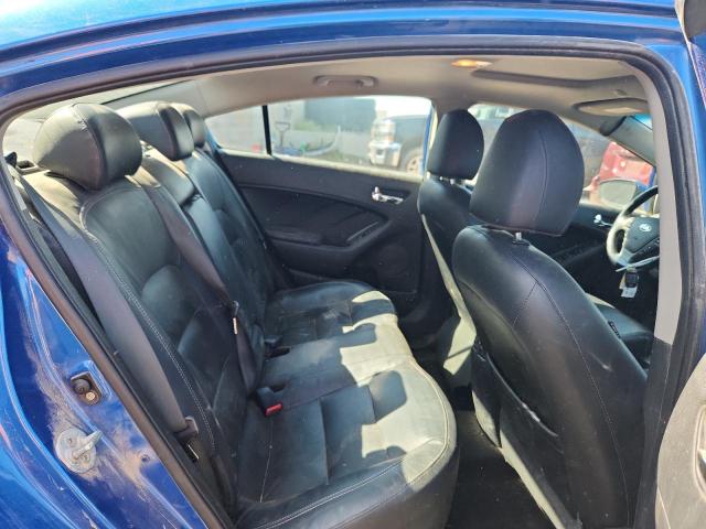 KNAFZ4A87F5355512 - 2015 KIA FORTE EX BLUE photo 10