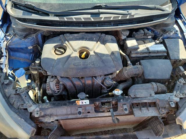 KNAFZ4A87F5355512 - 2015 KIA FORTE EX BLUE photo 11