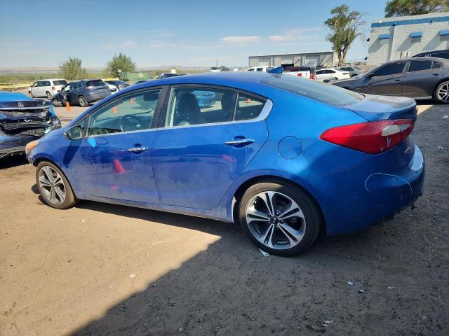 KNAFZ4A87F5355512 - 2015 KIA FORTE EX BLUE photo 2