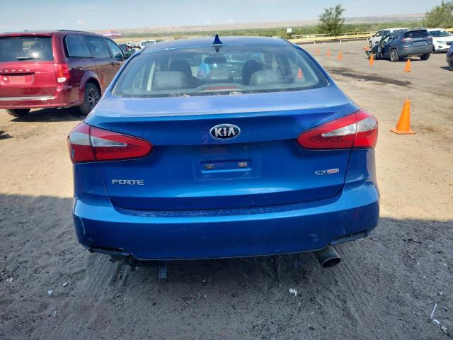 KNAFZ4A87F5355512 - 2015 KIA FORTE EX BLUE photo 6
