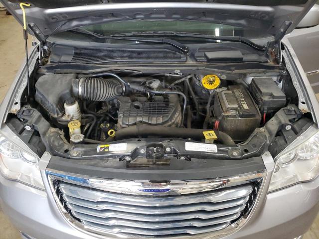 2C4RC1BG3FR628695 - 2015 CHRYSLER TOWN & COU TOURING ვერცხლისფერი ფოტო 12
