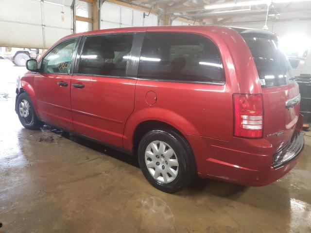 2A8HR44HX8R748362 - 2008 CHRYSLER TOWN & COU LX RED photo 2