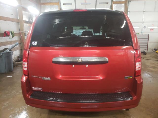 2A8HR44HX8R748362 - 2008 CHRYSLER TOWN & COU LX RED photo 6