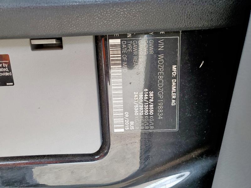 WDZPE8CD7GP198834 - 2016 MERCEDES-BENZ SPRINTER 2500 黑色 照片 13