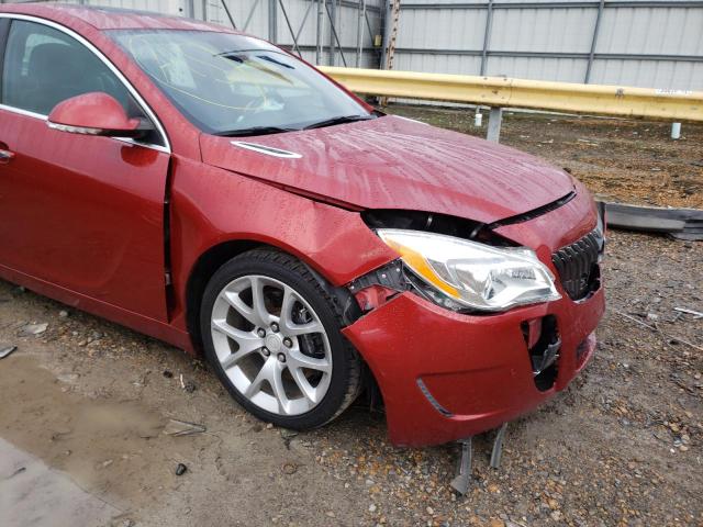 2G4GT5GX7E9246400 - 2014 BUICK REGAL GS Марун фото 9