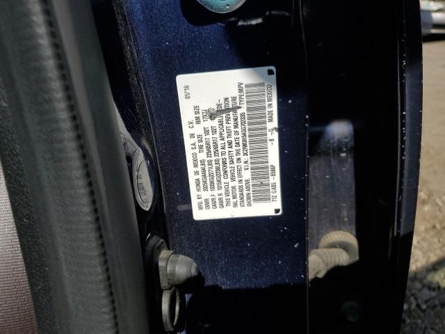 3CZRM3H54GG702335 - 2016 HONDA CR-V EX BLUE photo 12