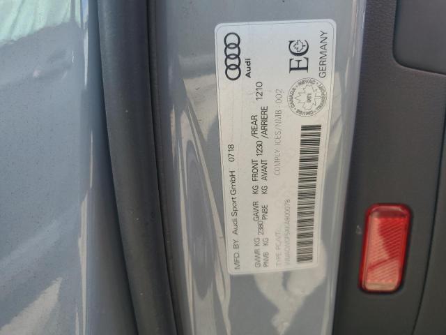 WUACWCF5XKA900078 - 2019 AUDI RS5 Gris foto 12