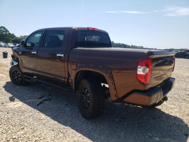 5TFAW5F13EX341696 - 2014 TOYOTA TUNDRA CREWMAX PLATINUM Braun Foto 2