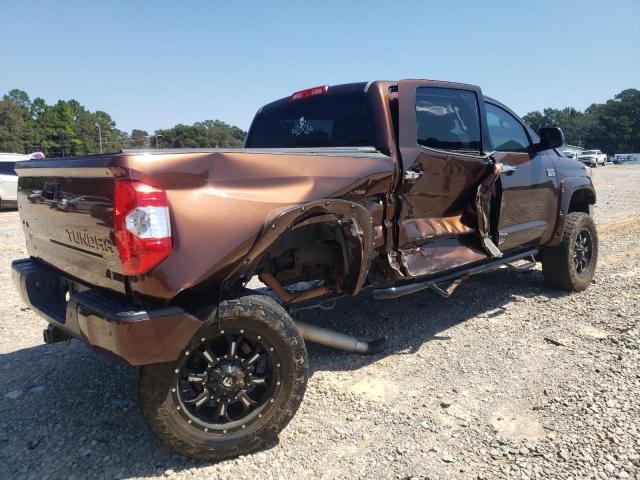 5TFAW5F13EX341696 - 2014 TOYOTA TUNDRA CREWMAX PLATINUM Braun Foto 3