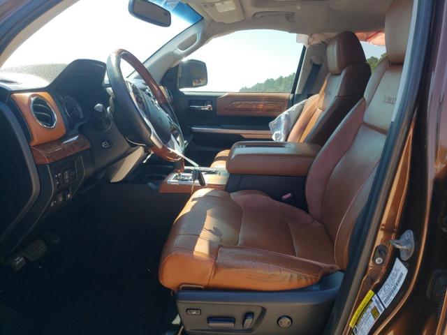 5TFAW5F13EX341696 - 2014 TOYOTA TUNDRA CREWMAX PLATINUM Braun Foto 7