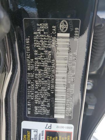 4T1BF1FK3FU879478 - 2015 TOYOTA CAMRY LE BLACK photo 12