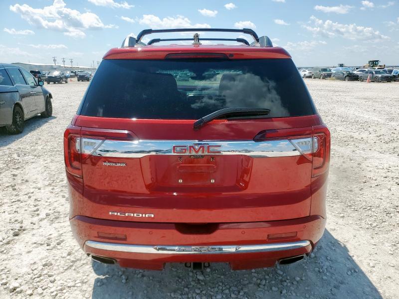 1GKKNPLS8MZ190085 - 2021 GMC ACADIA DENALI RED photo 6