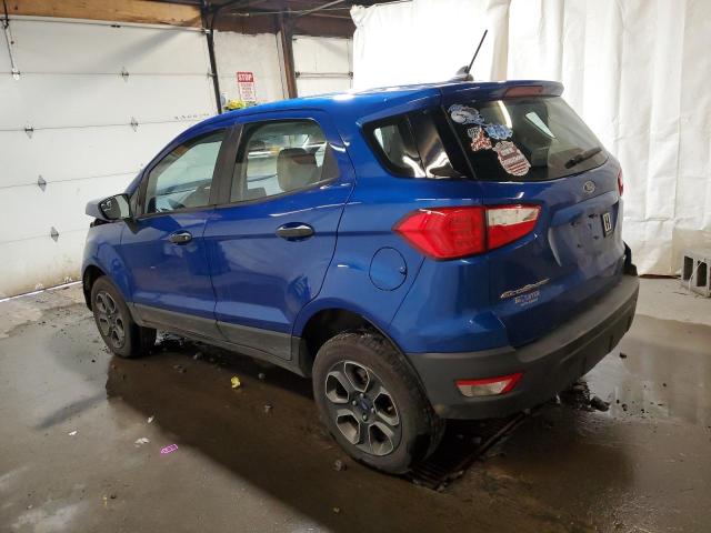 MAJ6S3FL5MC398968 - 2021 FORD ECOSPORT S ლურჯი ფოტო 2