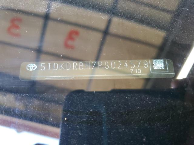 5TDKDRBH7PS024579 - 2023 TOYOTA HIGHLANDER L BLACK photo 13