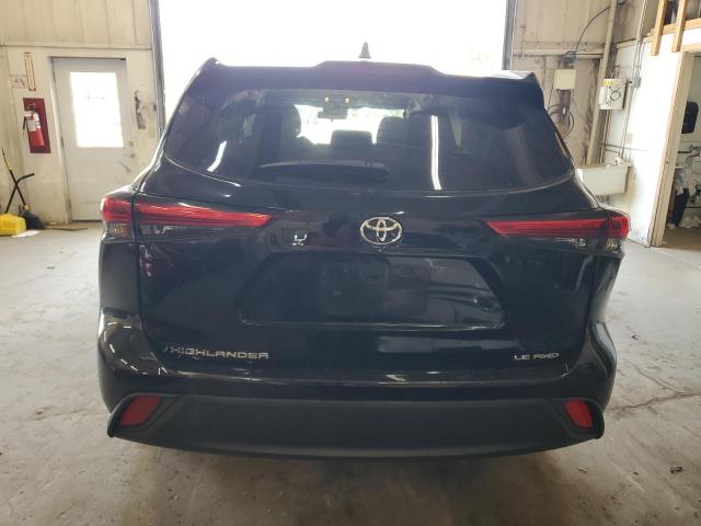 5TDKDRBH7PS024579 - 2023 TOYOTA HIGHLANDER L BLACK photo 6