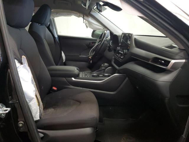 5TDKDRBH7PS024579 - 2023 TOYOTA HIGHLANDER L BLACK photo 7