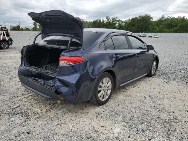 5YFEPRAE3LP084180 - 2020 TOYOTA COROLLA LE BLUE photo 3
