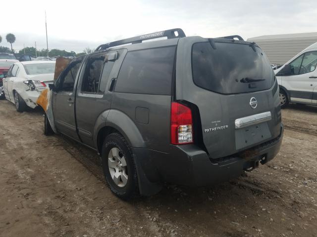 5N1AR18UX7C634153 - 2007 NISSAN PATHFINDER LE ნაცრისფერი ფოტო 3