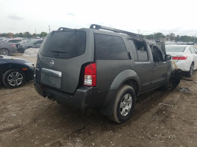 5N1AR18UX7C634153 - 2007 NISSAN PATHFINDER LE ნაცრისფერი ფოტო 4