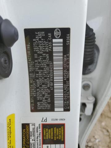 4T1BF1FK6DU642237 - 2013 TOYOTA CAMRY L WHITE photo 12