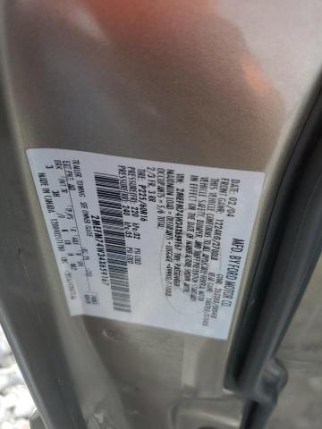 2MEFM74W34X659167 - 2004 MERCURY GRAND MARQUIS GS BEIGE photo 13