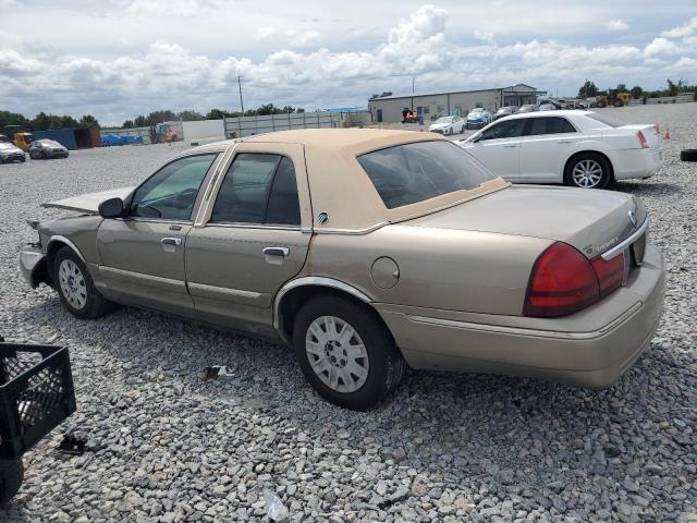 2MEFM74W34X659167 - 2004 MERCURY GRAND MARQUIS GS BEIGE photo 2
