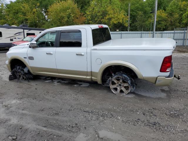 1C6RD7PT2CS174947 - 2012 DODGE RAM 1500 LONGHORN WHITE photo 2