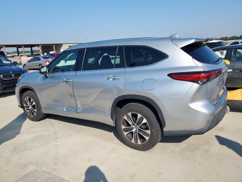 5TDGZRAH4LS502122 - 2020 TOYOTA HIGHLANDER XLE Plata foto 2