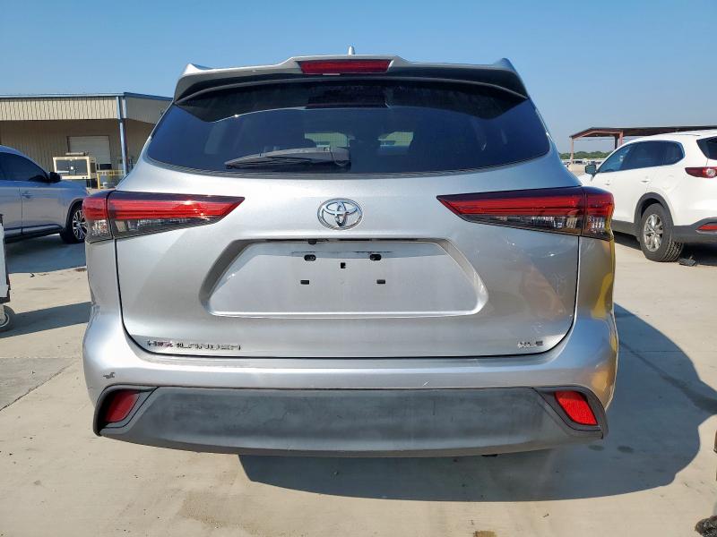 5TDGZRAH4LS502122 - 2020 TOYOTA HIGHLANDER XLE Plata foto 6