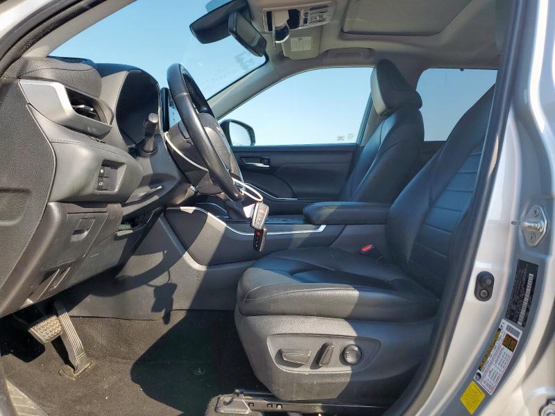 5TDGZRAH4LS502122 - 2020 TOYOTA HIGHLANDER XLE Plata foto 7