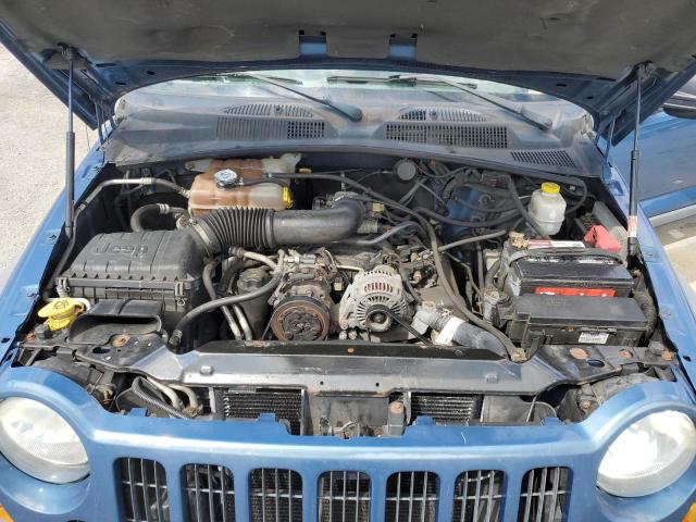 1J4GL48K55W614740 - 2005 JEEP LIBERTY SPORT BLUE photo 12
