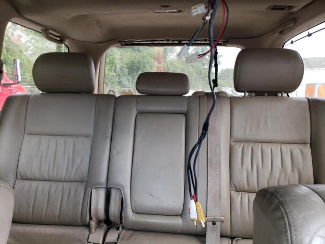 JTEHT05J522025250 - 2002 TOYOTA LAND CRUIS BLUE photo 10