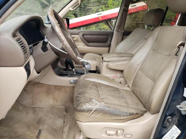 JTEHT05J522025250 - 2002 TOYOTA LAND CRUIS BLUE photo 7