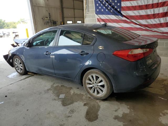 KNAFX4A64G5557763 - 2016 KIA FORTE LX BLUE photo 2