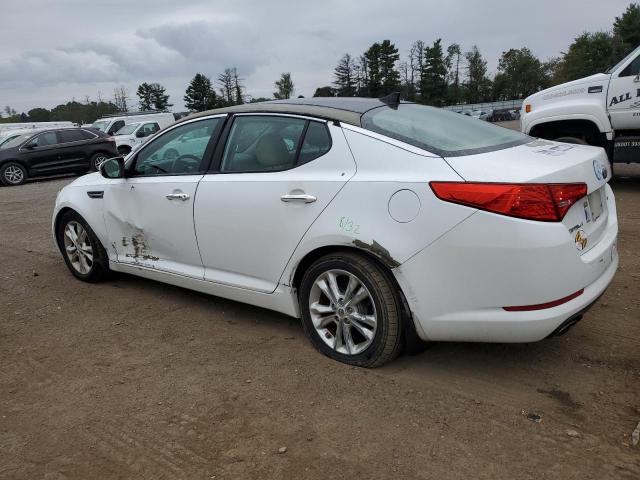 5XXGN4A74DG185371 - 2013 KIA OPTIMA EX WHITE photo 2