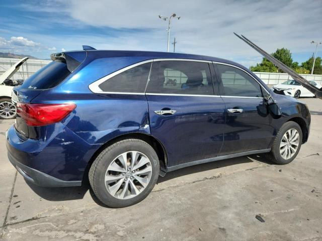 5FRYD4H4XEB043564 - 2014 ACURA MDX TECHNOLOGY Կապույտ լուսանկար 3