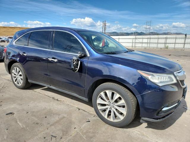 5FRYD4H4XEB043564 - 2014 ACURA MDX TECHNOLOGY Կապույտ լուսանկար 4